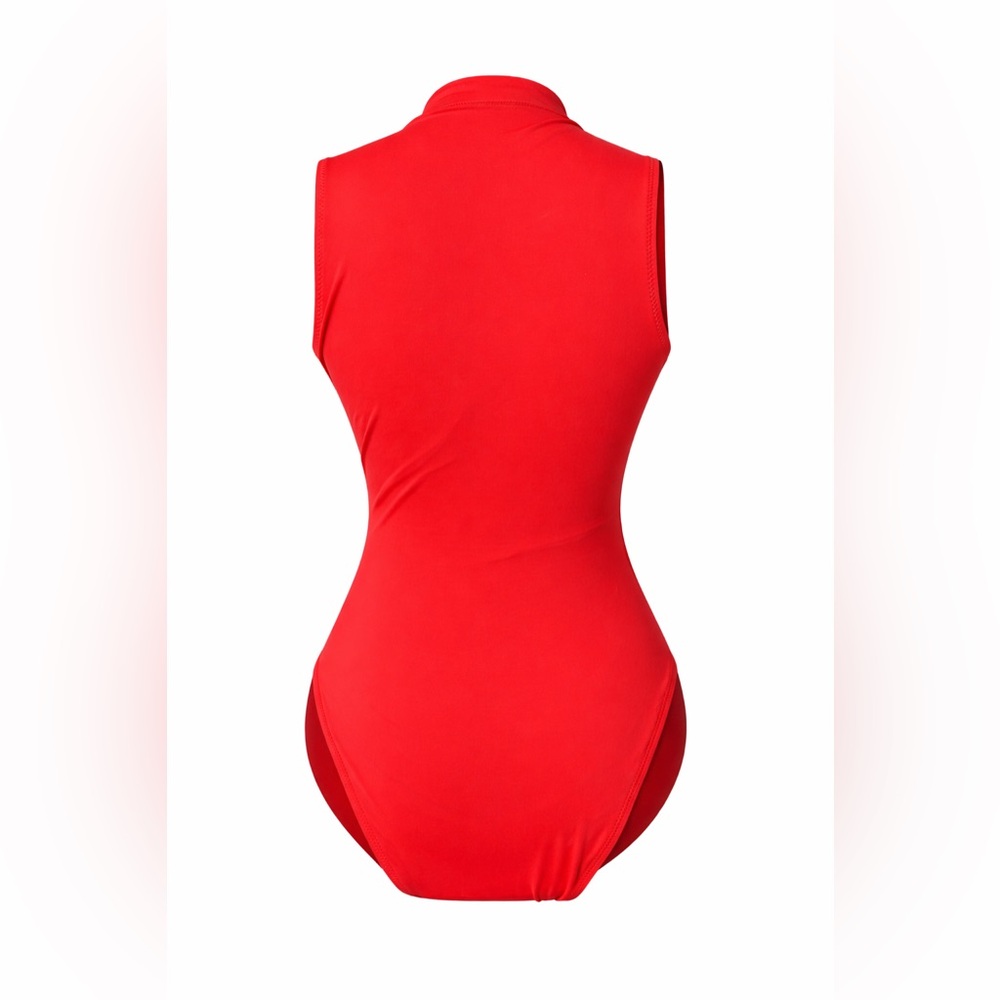 SKIMS Red Women's One Piece Swimsuit - Picture 4 of 6